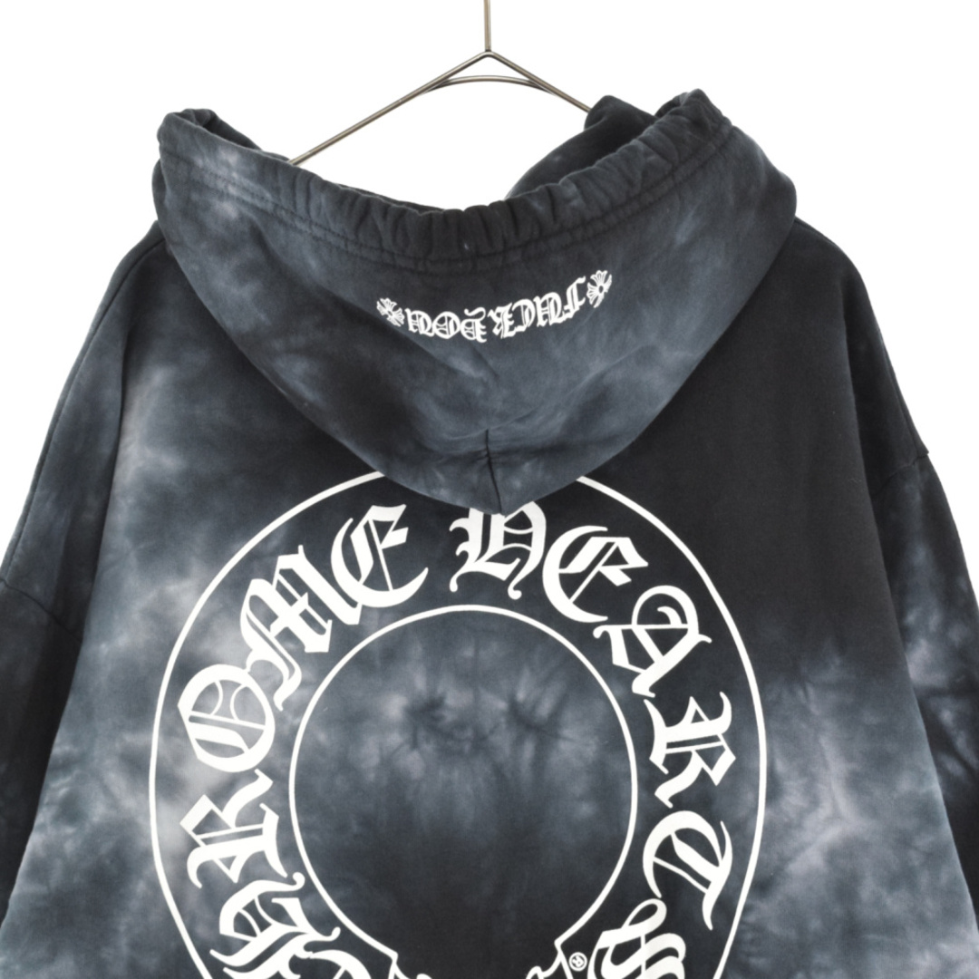 新品CHROME HEARTS クロムハーツ ダイダイ染 パーカー　黒M