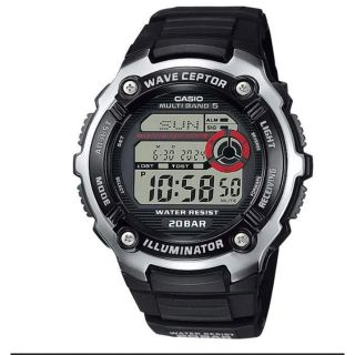 カシオ(CASIO)のCASIO カシオ WAVE ceptor  デジタル 電波 腕時計(腕時計(デジタル))