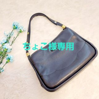 タカシマヤ(髙島屋)の【美品】高島屋 肩掛け ワンショルダー ショルダーバッグ 本皮 金金具(ショルダーバッグ)