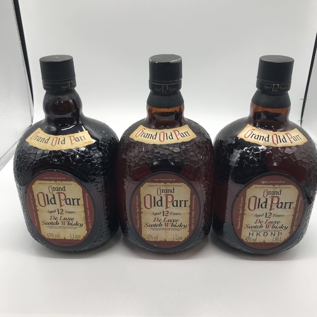 古酒　old parr 12年　1ℓ 3本セット 未開栓