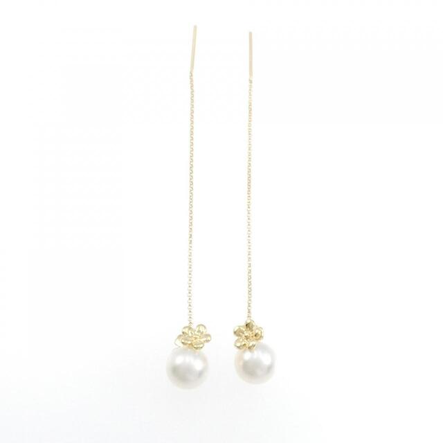 タサキ フラワー ピアス 8.2mm-