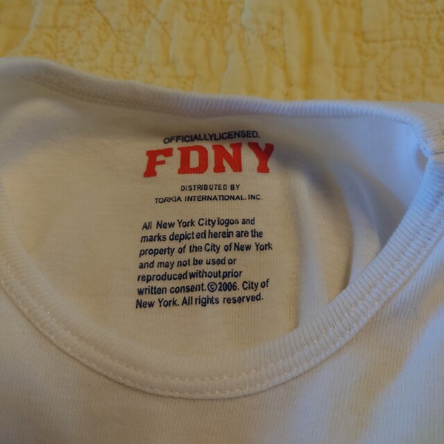 FDNY 9m ベビー　ロンパース キッズ/ベビー/マタニティのベビー服(~85cm)(ロンパース)の商品写真