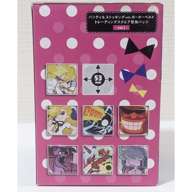 パンティ&ストッキングwithガーターベルト スクエア型缶バッジ パンティ&ストッキングwithガーターベルト スクエア型缶バッジ