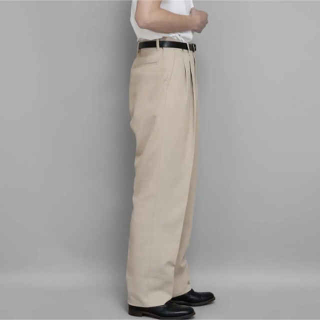 直営店に限定 新品未使用 maatee&sons 23ss 俺のチノパン 薄BEIGE
