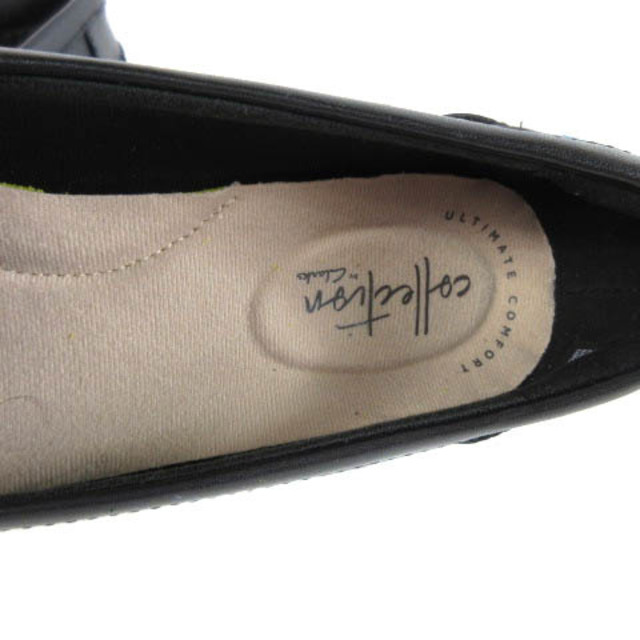 Clarks(クラークス)のクラークス ローファー シューズ クロコダイル型押し ブラック 黒 23.5cm レディースの靴/シューズ(ローファー/革靴)の商品写真