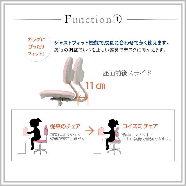 【色: パープル】KOIZUMIコイズミ学習机 学習椅子 パープル サイズ:W4