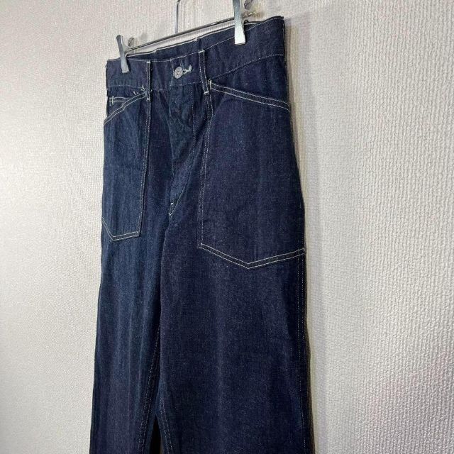 【極美品】バズリクソンズ M35 デニム パンツ ミリタリー ワーク トラウザー