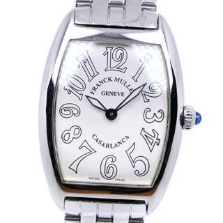 フランクミュラー(FRANCK MULLER)の【FRANCK MULLER】フランクミュラー カサブランカ 1752QZ ステンレススチール クオーツ アナログ表示 レディース 白文字盤 腕時計(腕時計)