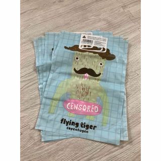 フライングタイガーコペンハーゲン(Flying Tiger Copenhagen)のフライングタイガー ビニール袋5枚セット(日用品/生活雑貨)