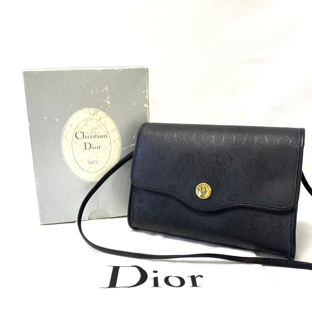 Dior ディオール ショルダーバッグ ハニカム柄 ゴールド金具