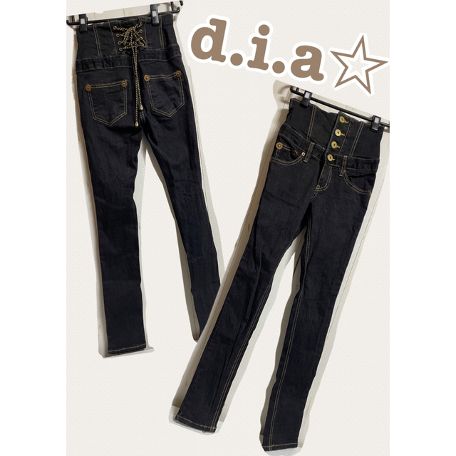 SALE【新品未使用】d.i.a☆ハイウエストデニム