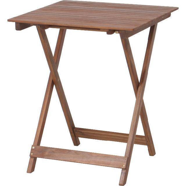 【色: ウッド】不二貿易 ガーデンテーブルセット 屋外 家具 テーブル1台 チェ