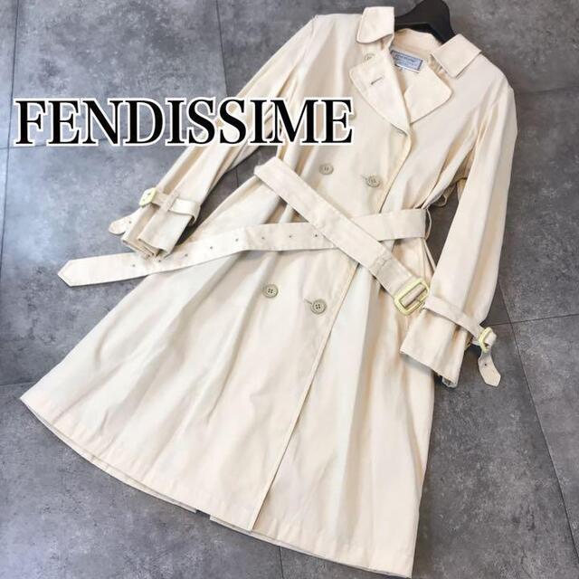希少 良品 フェンディシメ FENDISSIME トレンチコート ベージュの通販