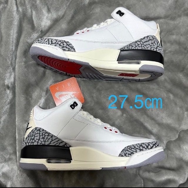 NIKE(ナイキ)のNIKE AIR JORDAN 3 RETRO "WHITE CEMENT" メンズの靴/シューズ(スニーカー)の商品写真