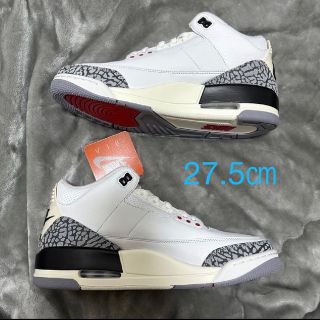 ナイキ(NIKE)のNIKE AIR JORDAN 3 RETRO "WHITE CEMENT"(スニーカー)