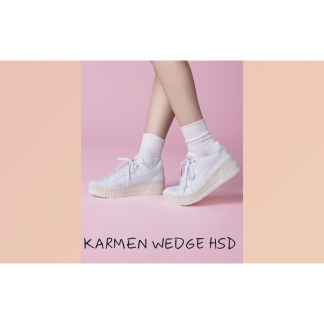 PUMA(プーマ)のPUMA スニーカー　厚底　KARMEN WEDGE HSD 23.0 レディースの靴/シューズ(スニーカー)の商品写真