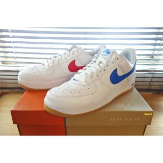 NIKE - 30cm Nike Air Force 1 40周年 赤 青 片足ずつの通販｜ラクマ