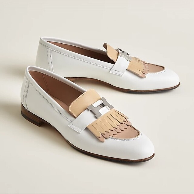 売り切り御免!】 - Hermes 新品 37 ロワイヤル ローファー モカシン
