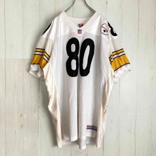 ナイキ(NIKE)のNIKE ナイキ ゲームシャツ NFL STEELERS XXL BURRESS(Tシャツ/カットソー(半袖/袖なし))