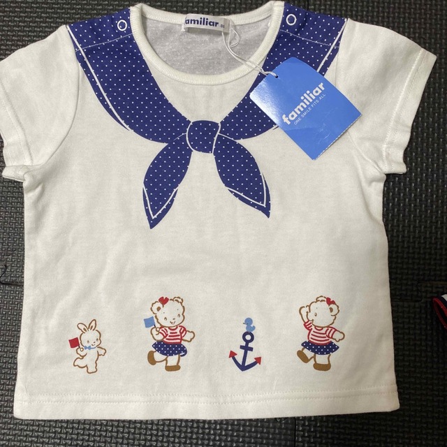 人気SALESALE familiar - 新品 familiar マリン 80 おはなしtシャツ ...