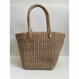 ムジルシリョウヒン(MUJI (無印良品))の無印良品　アバカトートバッグ　生成　MUJI(かごバッグ/ストローバッグ)