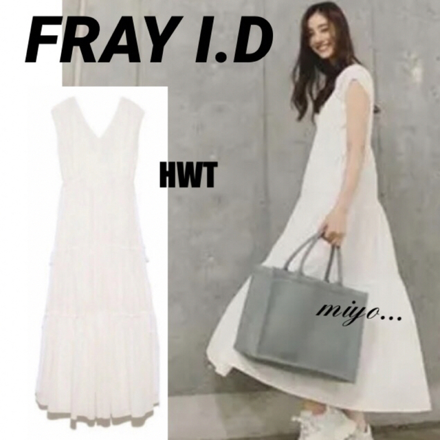 FRAY I.D - FRAY I.D/ギャザーティアードワンピース/HWTの通販 by mi 
