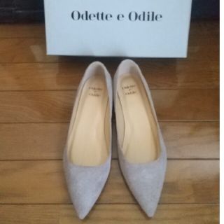 オデットエオディール(Odette e Odile)の新品Odette  e  Odile  スエードパンプス オデットエオデール25(ハイヒール/パンプス)