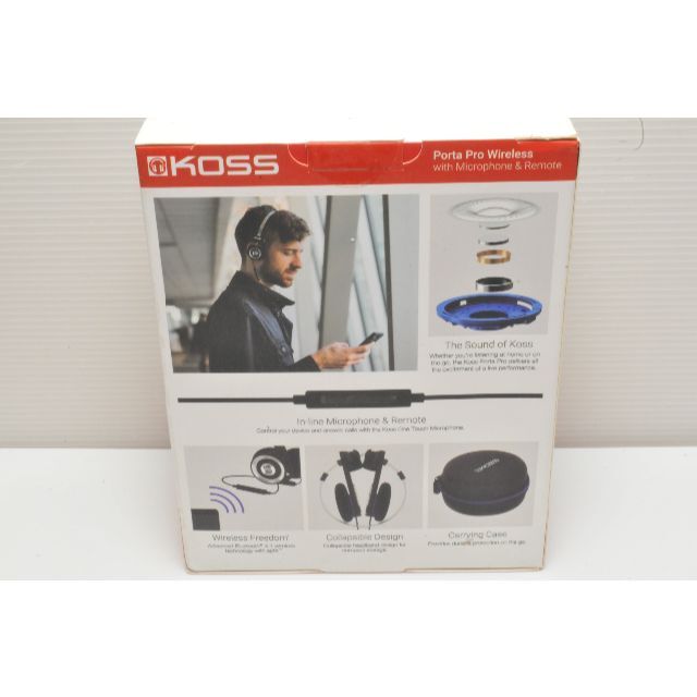 ★未使用／未開封品★Koss コス Porta Pro ワイヤレス Blueto