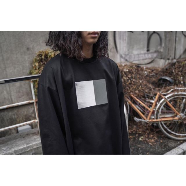 stein Oversized Long Sleeve Tee ブラック