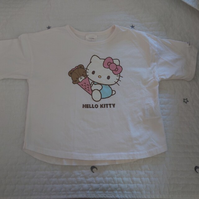 futafuta(フタフタ)のフタフタ　キティ　Tシャツ　110 キッズ/ベビー/マタニティのキッズ服女の子用(90cm~)(Tシャツ/カットソー)の商品写真