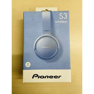 パイオニア(Pioneer)のパイオニア ワイヤレスヘッドホンSE-S3BT(L) ブルー 新品未開封(ヘッドフォン/イヤフォン)