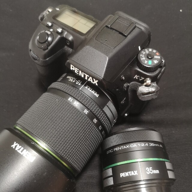 カメラPENTAX K-7 18-135mm 35mmレンズ2本セット