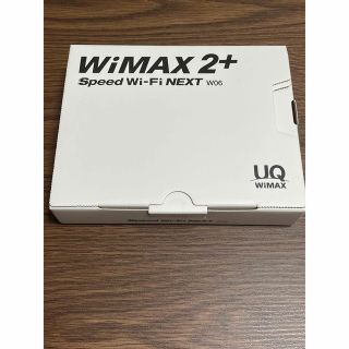 UQ WiMAX2+ Speed Wi-Fi NEXT W06(その他)