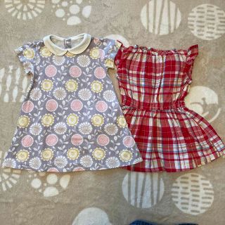 ユニクロ(UNIQLO)のワンピース　2枚セット　90㎝(ワンピース)