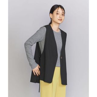 ビューティアンドユースユナイテッドアローズ(BEAUTY&YOUTH UNITED ARROWS)の♡新品　ビューティーアンドユース　サイドベルトベスト　ジレ(ベスト/ジレ)