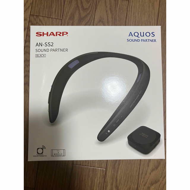 新品 sharp AQUOSサウンドパートナー AN-SS2-B [ブラック] - イヤフォン