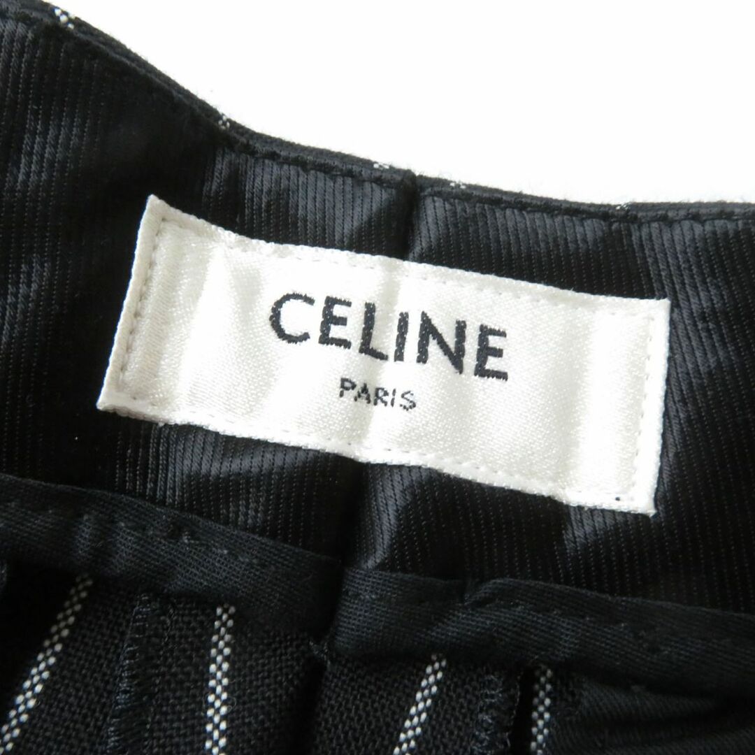 美品 CELINE スラックス ストレートパンツ ブラウン 38*AC982