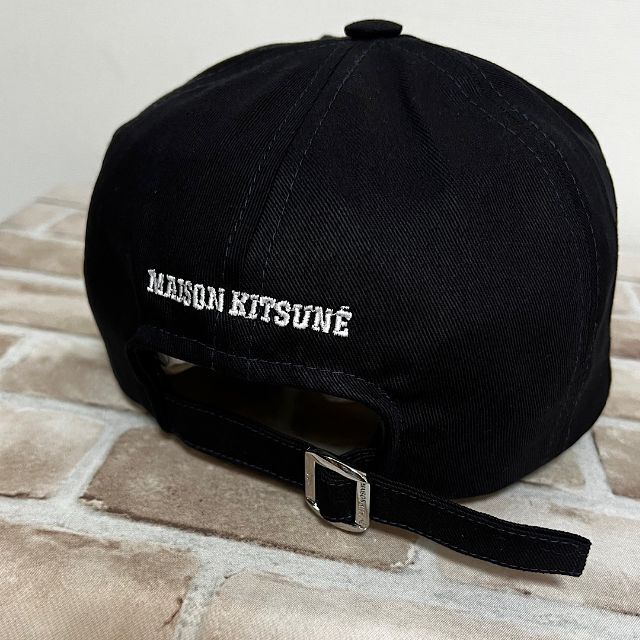 MAISON KITSUNE'(メゾンキツネ)の新品☆Maison Kitsune メゾンキツネ☆ロゴキャップ ネイビー レディースの帽子(キャップ)の商品写真