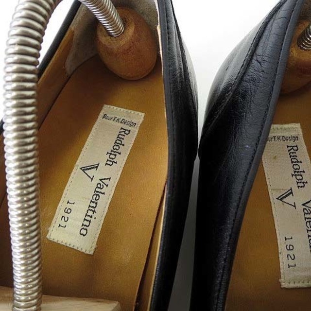 other(アザー)のRudolph Valentino ローファー 革靴 40 黒 24.5cm メンズの靴/シューズ(スリッポン/モカシン)の商品写真