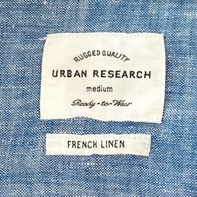 URBAN RESEARCH アーバンリサーチ フレンチリネン七分袖シャツ