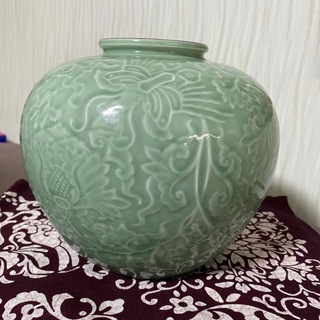 コウランシャ(香蘭社)の深川製磁　花瓶陶器(花瓶)