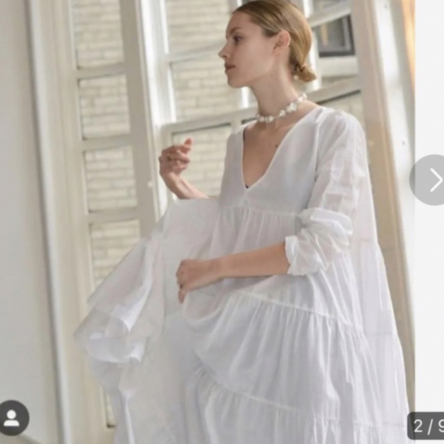 レディースマーレット　ドレス　ワンピース　ホワイト