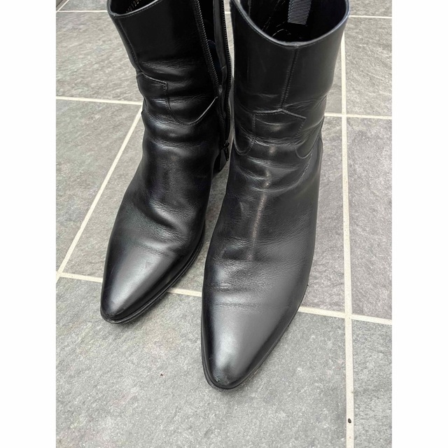 最終価格 CELINE セリーヌ ジャクノヒールサイドジップブーツ