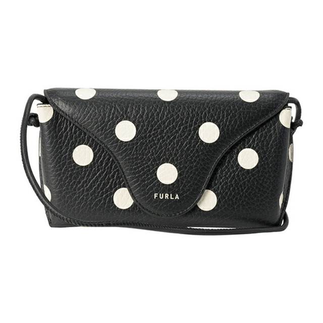 約130gTONINERO本体新品 フルラ FURLA ショルダーバッグ エッセンシャル MINI CROSSBODY PHONE HOLDER トニ ネロ