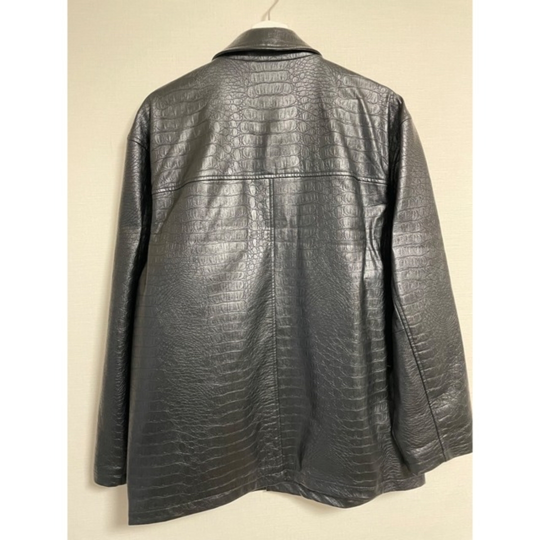 supreme faux croc car coat 22ss シュプリームレザージャケット