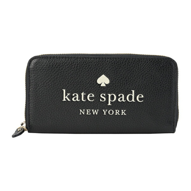 約190gBLACK本体新品 ケイトスペード kate spade 長財布 ラージコンチネンタルウォレット ブラック