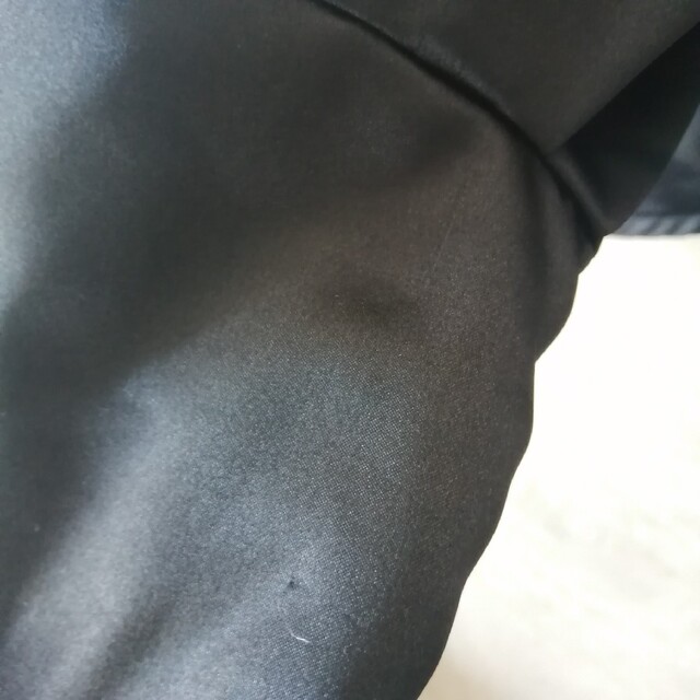 なし生地の厚さriu Flower scallop cape blouse 黒
