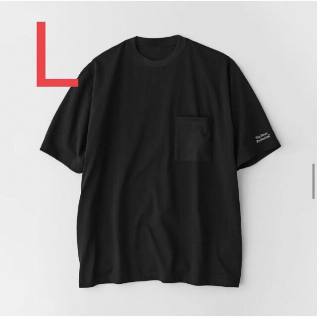 ennoy  POCKET S/S T-SHIRT  Black Lサイズ