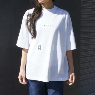 マルニ MARNI Tシャツ ロゴ 半袖 クルーネック ショートスリーブシャツ 2023年秋冬新作 THJE0263P1 USCS87 L2W01