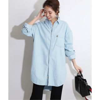 スピックアンドスパン(Spick & Span)の【5 1/2】DRESS-LINE デニムシャツ(シャツ/ブラウス(長袖/七分))